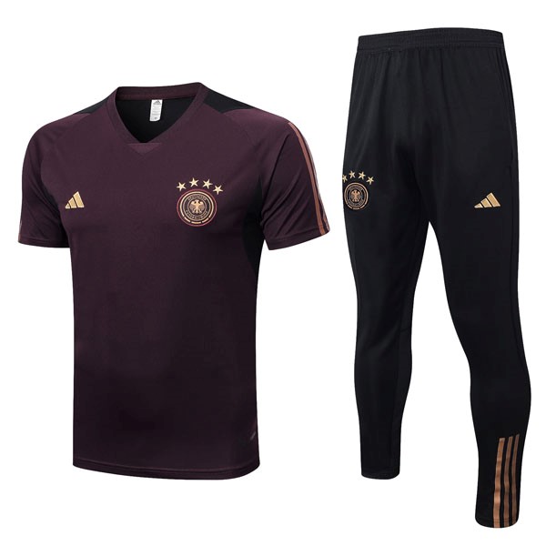 Entrenamiento Alemania Conjunto Completo 2022 2023 Rojo Negro